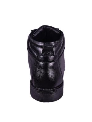 brown leatherette low ankle boots - 16674811 - Standard Image - 3