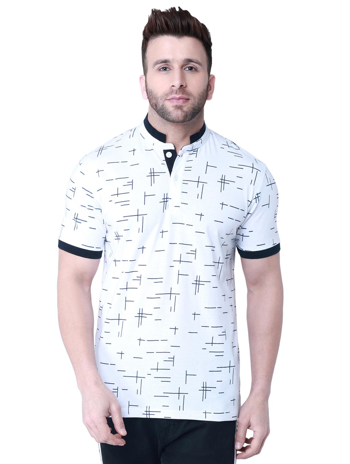 white printed t-shirt - 16674859 - Zoom Image - 1