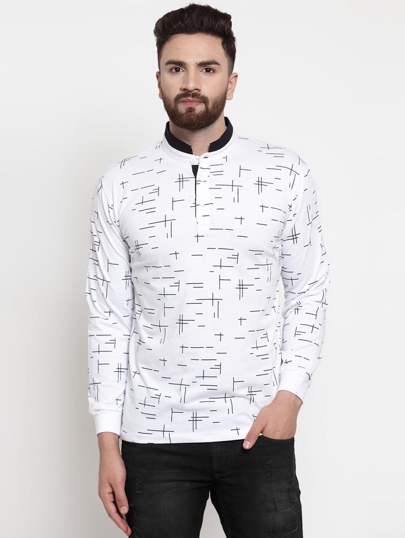 white all over print t-shirt - 16674891 - Zoom Image - 1
