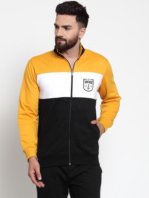 black color block tracksuit - 16675052 - Standard Image - 1