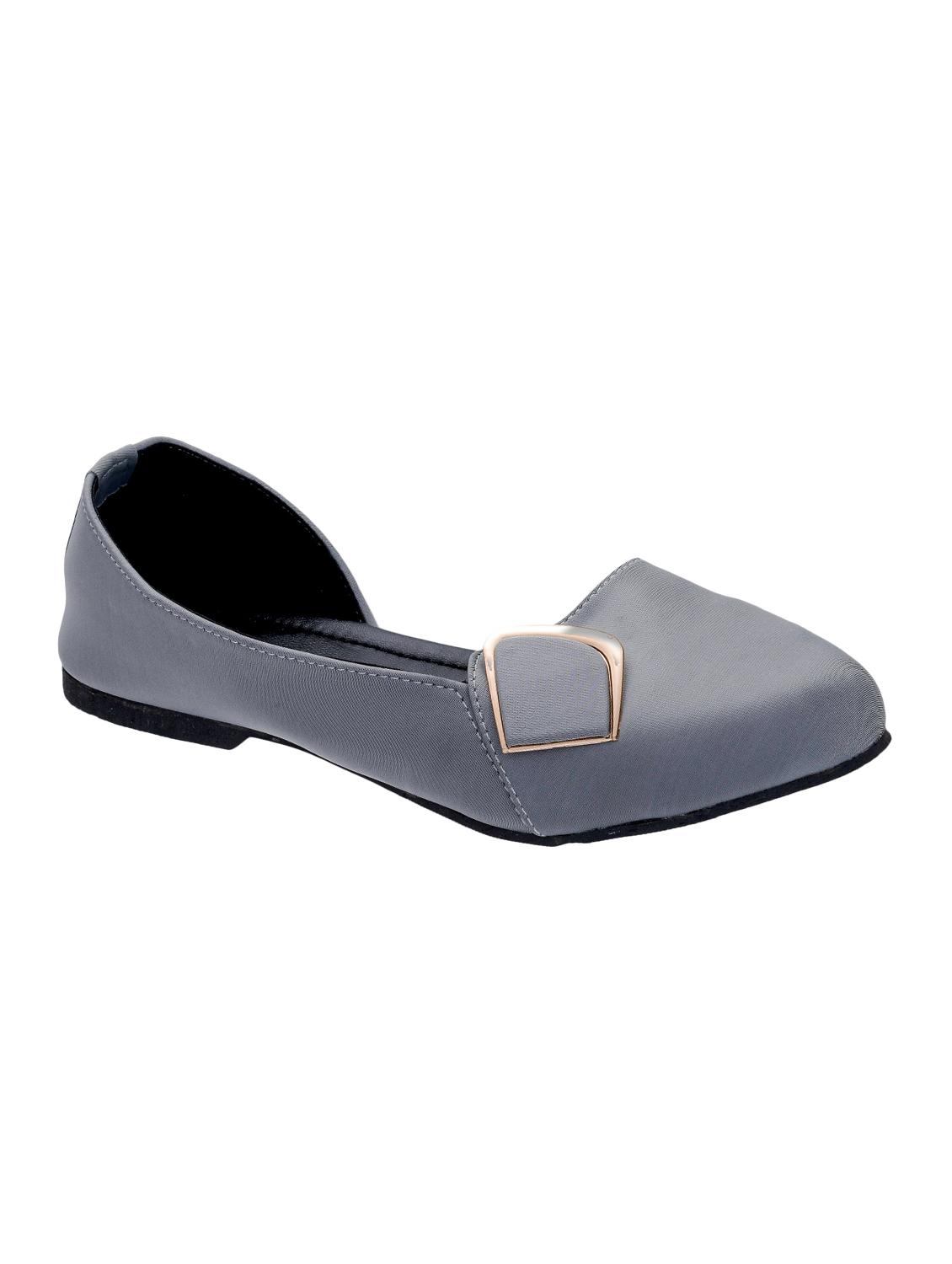grey slip on ballerinas - 16675141 - Zoom Image - 1
