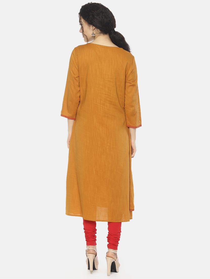floral printed layered kurta - 16675419 - Zoom Image - 3