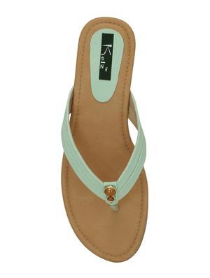 green toe separator sandals - 16675611 - Standard Image - 4