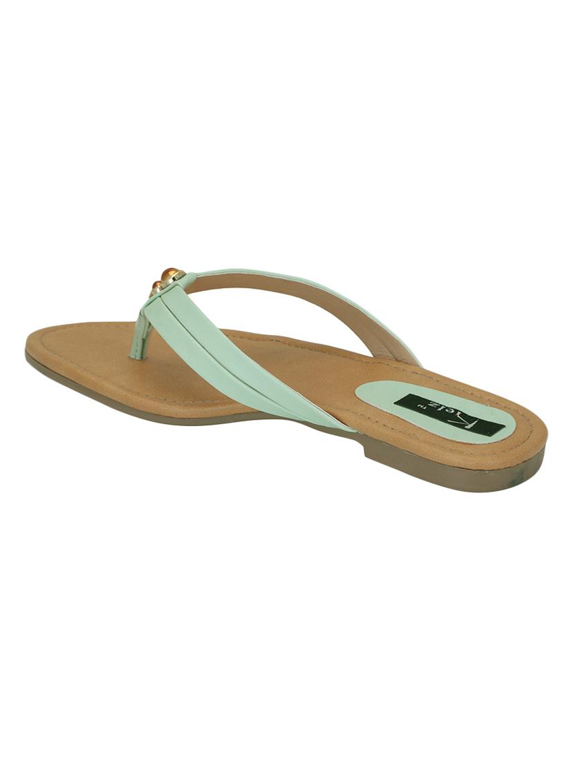 green toe separator sandals - 16675611 - Zoom Image - 3