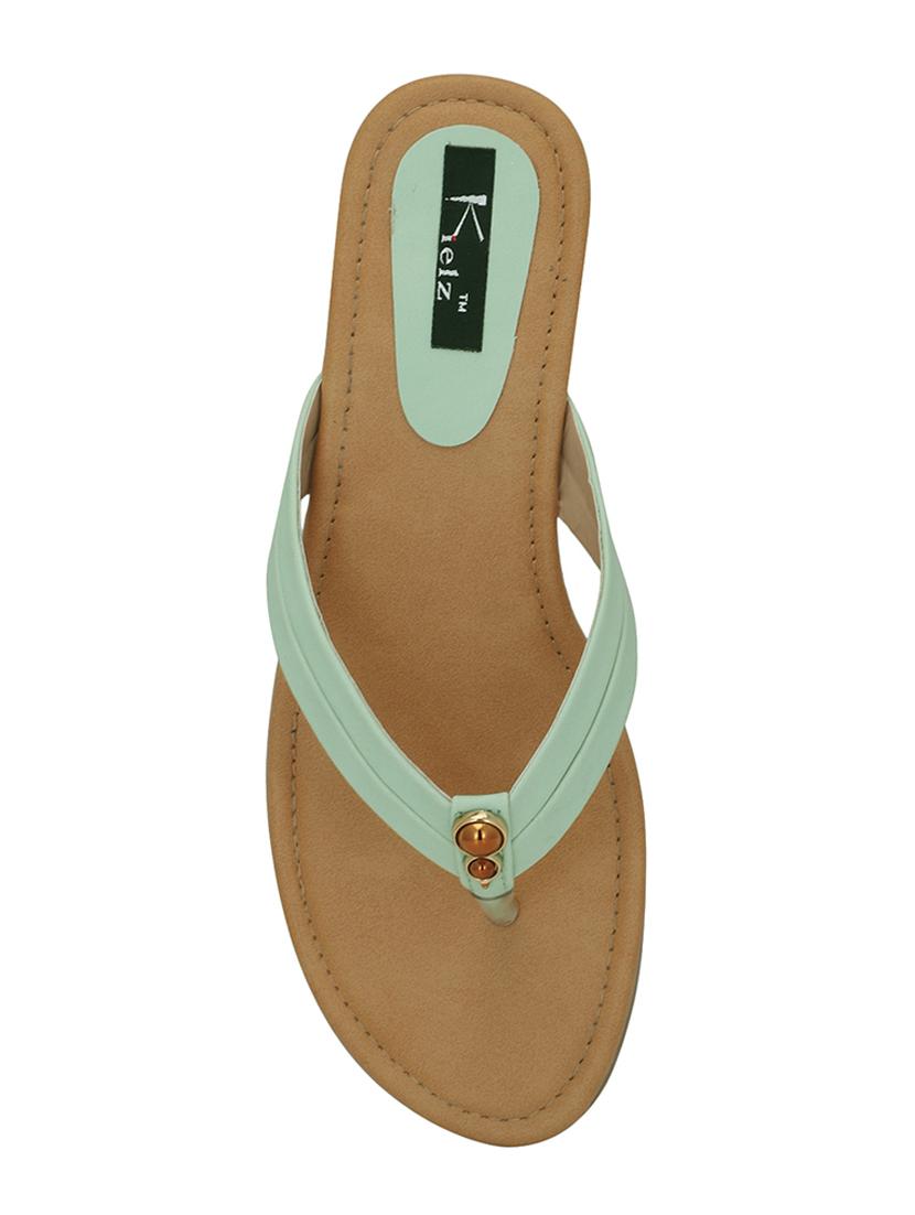green toe separator sandals - 16675611 - Zoom Image - 4