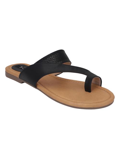 black one toe sandals - 16675614 - Standard Image - 1