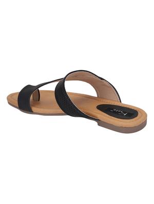 black one toe sandals - 16675614 - Standard Image - 3