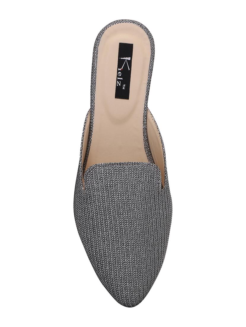 grey slip on mules - 16675617 - Zoom Image - 4