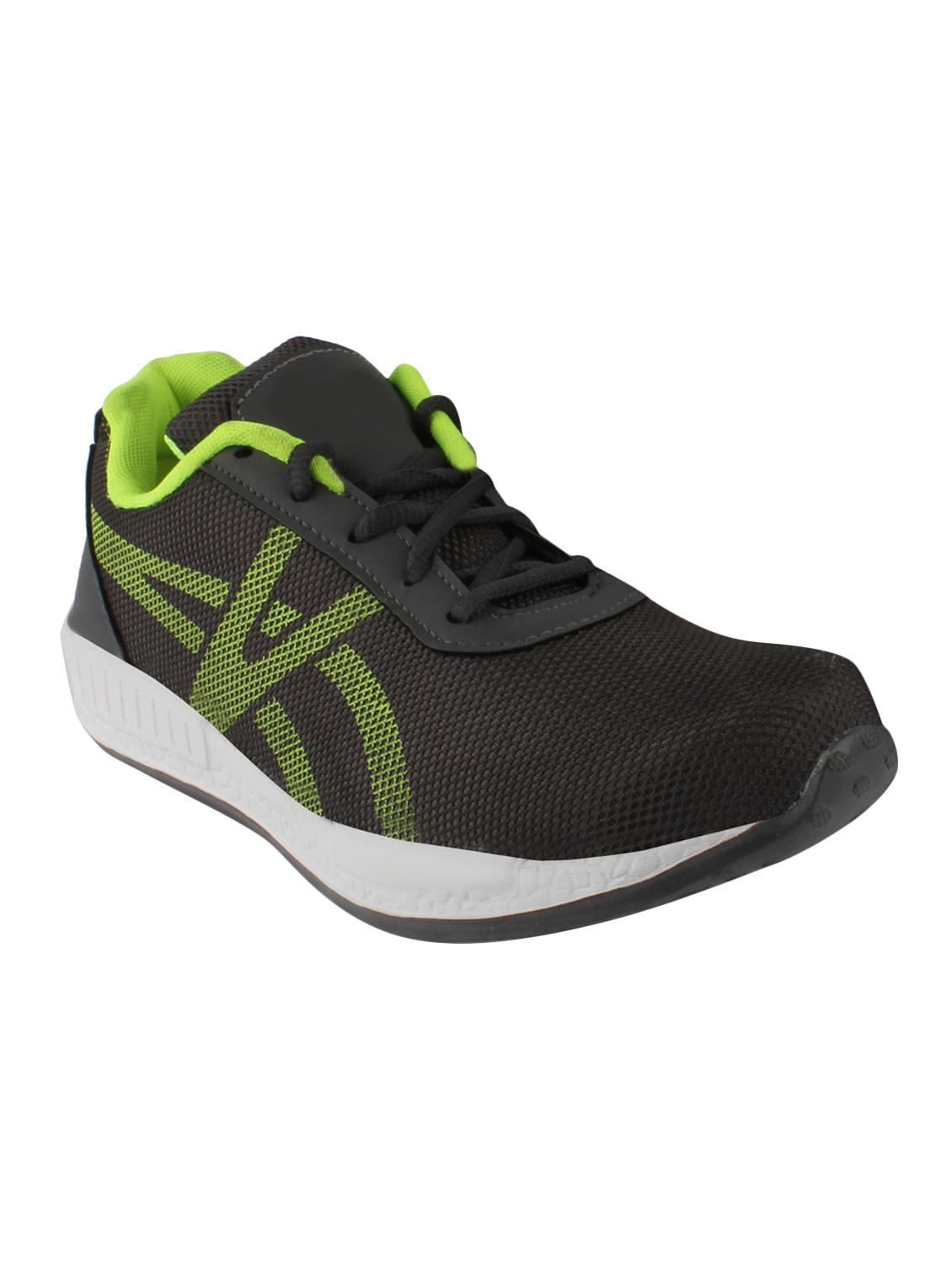 grey fabric lace up sport shoes - 16675961 - Zoom Image - 1