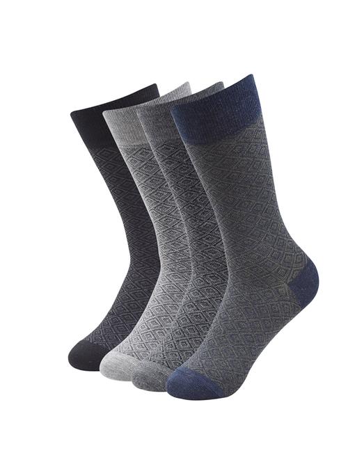 multi colored cotton above ankle length socks - 16675998 - Standard Image - 1