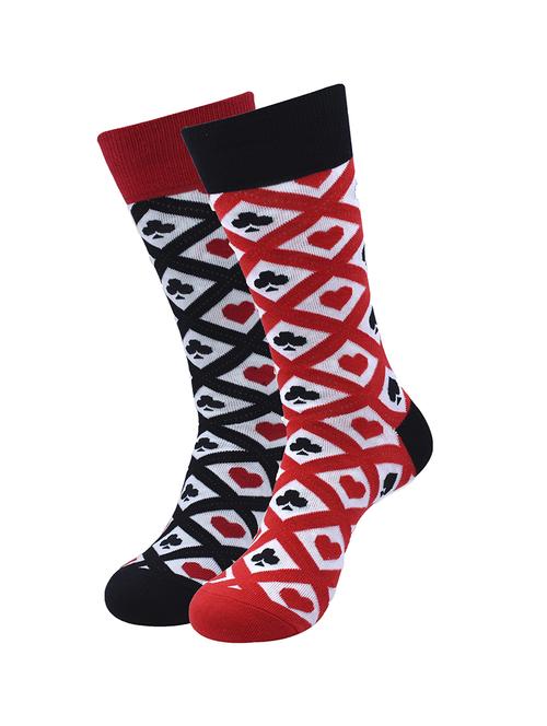 multi colored cotton above ankle length socks - 16676012 - Standard Image - 1