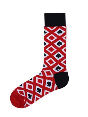 multi colored cotton above ankle length socks - 16676012 - Standard Image - 3