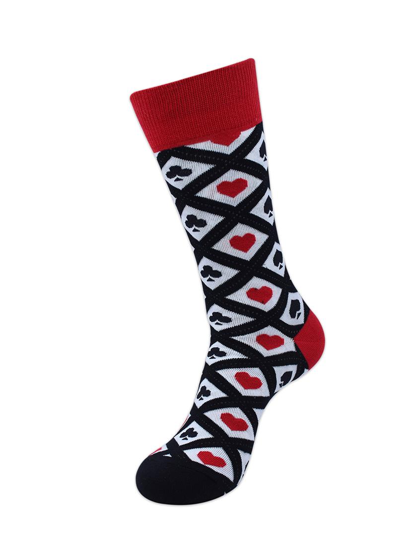 multi colored cotton above ankle length socks - 16676012 - Zoom Image - 4