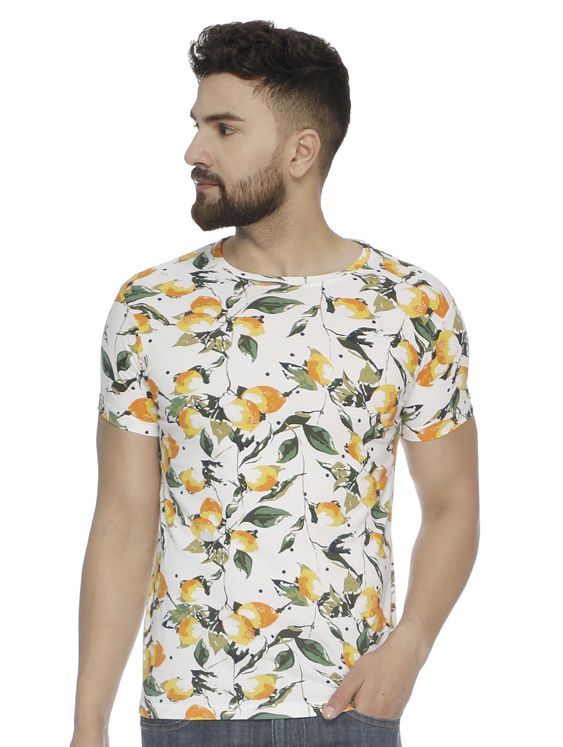 white printed t-shirt - 16676061 - Zoom Image - 1