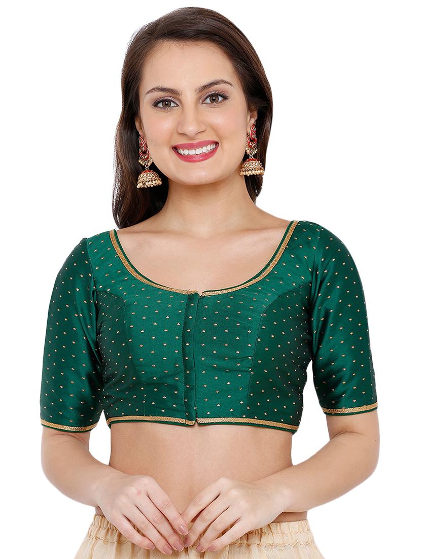 back detail printed blouse - 16676938 - Zoom Image - 1