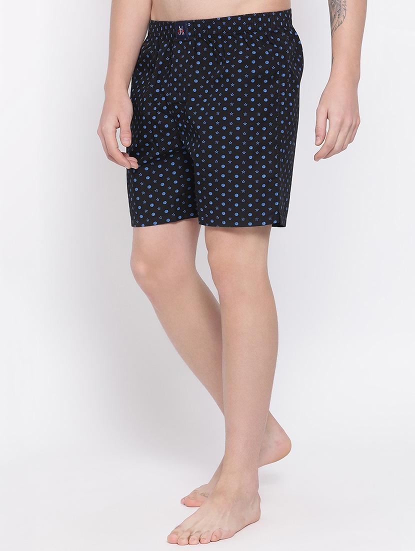 black printed boxer - 16676985 - Zoom Image - 2