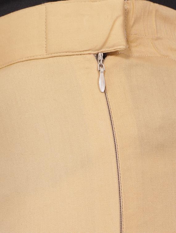 button detail hem flat front trouser - 16677018 - Zoom Image - 6