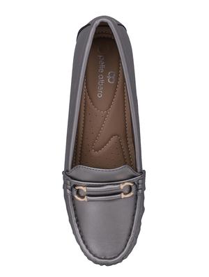 grey slip on wedges - 16677035 - Standard Image - 4