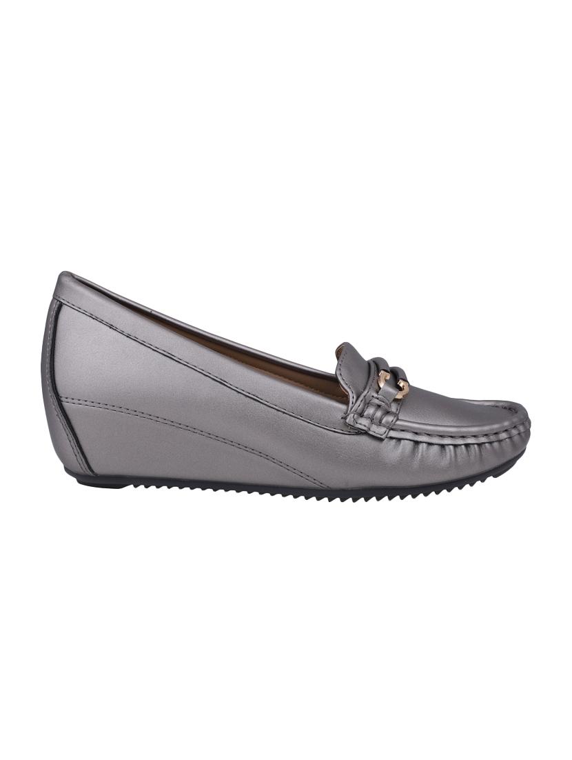 grey slip on wedges - 16677035 - Zoom Image - 2