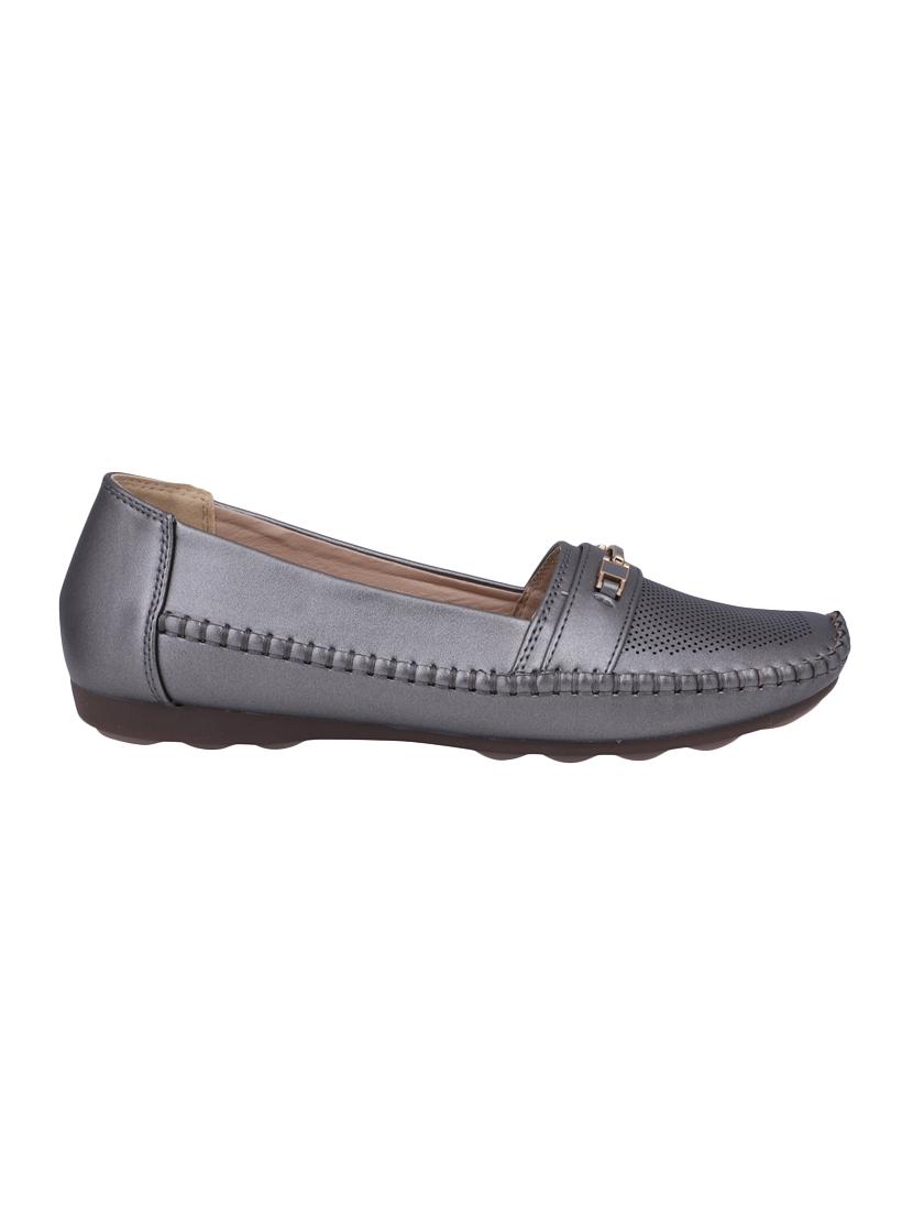 grey slip on loafers - 16677046 - Zoom Image - 2