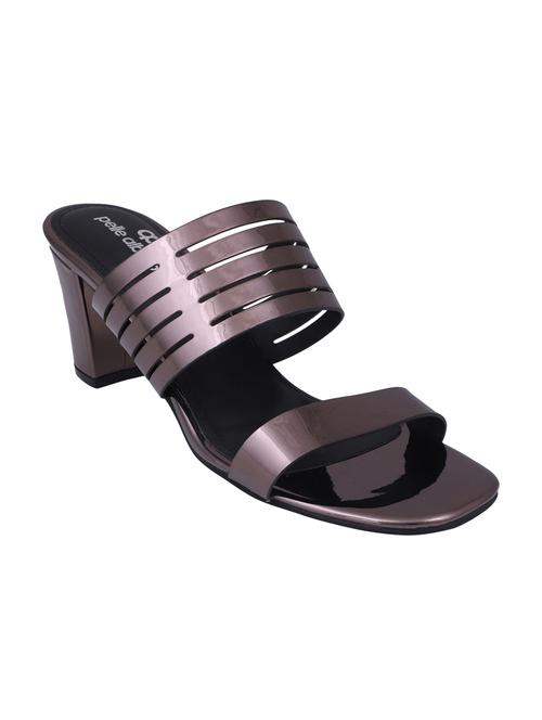 brown slip on sandals - 16677062 - Standard Image - 1