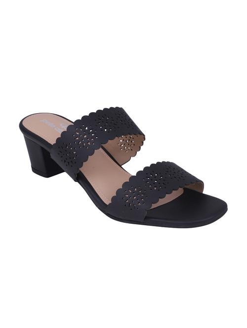 black slip on sandals - 16677066 - Standard Image - 1