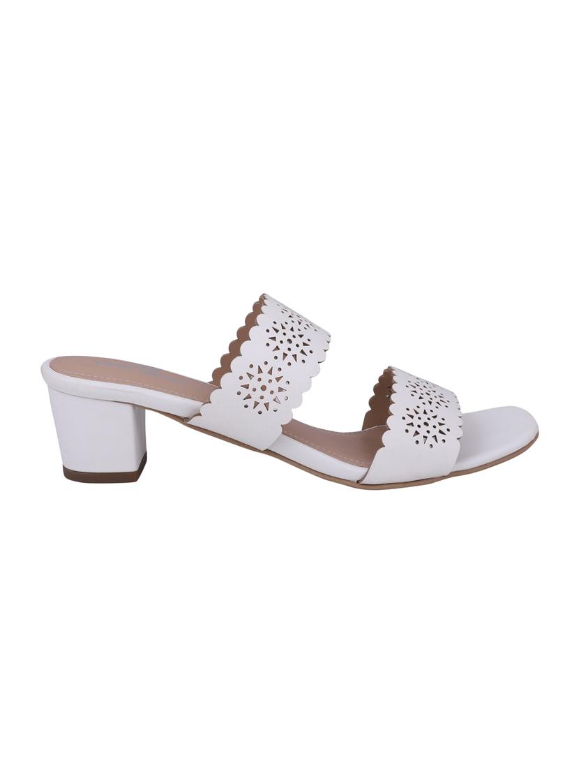 white slip on sandals - 16677067 - Zoom Image - 2