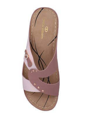 pink slip on sandals - 16677084 - Standard Image - 4
