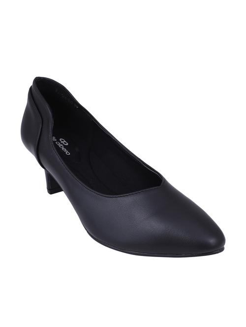 black slip on pumps - 16677086 - Standard Image - 1