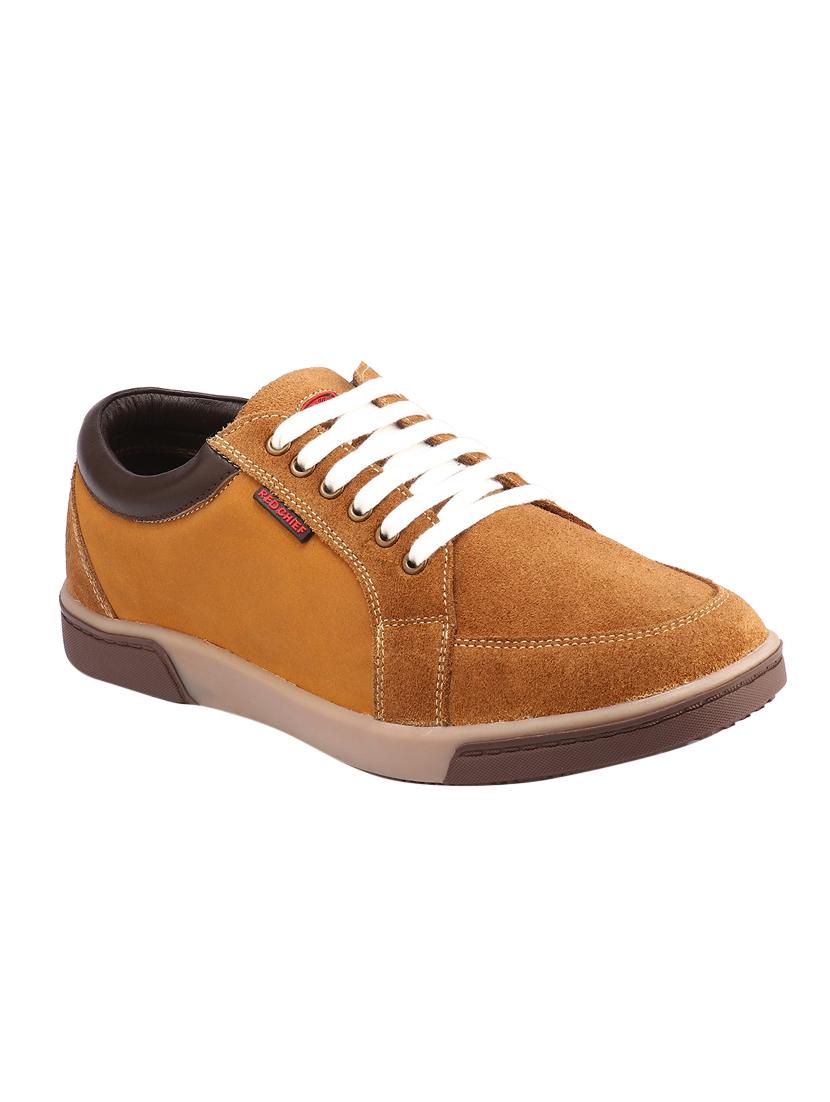 brown suede lace up sneakers - 16677662 - Zoom Image - 1