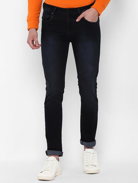 navy blue light washed denim jeans - 16677725 - Zoom Image - 1