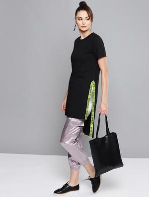 side taped round neck tee - 16677898 - Standard Image - 4