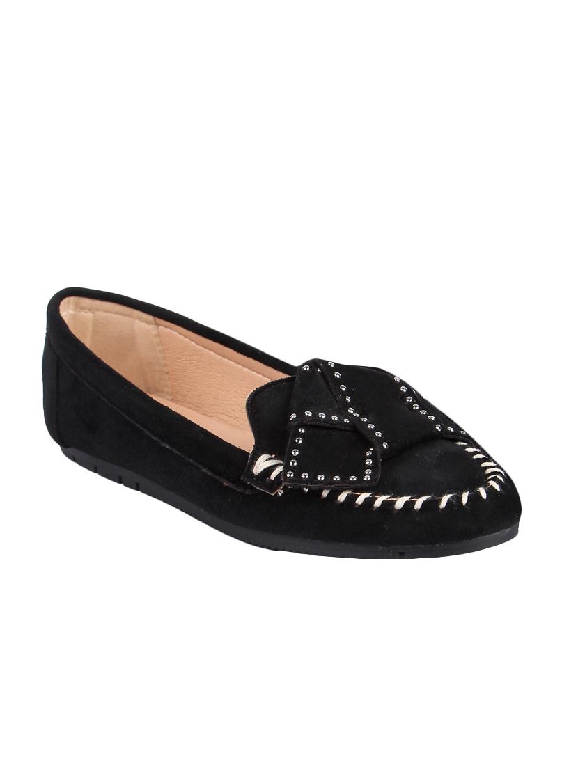 black slip on loafers - 16678053 - Zoom Image - 1