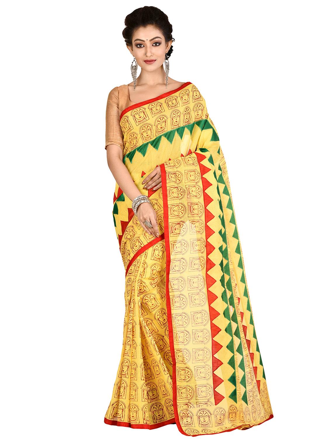 tant handloom saree with blouse - 16678287 - Zoom Image - 1