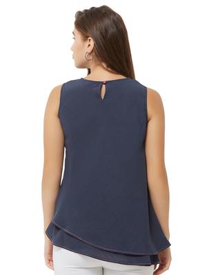 embroidered detail layered top - 16679271 - Standard Image - 3