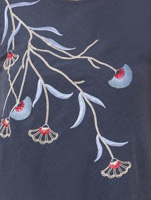 embroidered detail layered top - 16679271 - Standard Image - 4