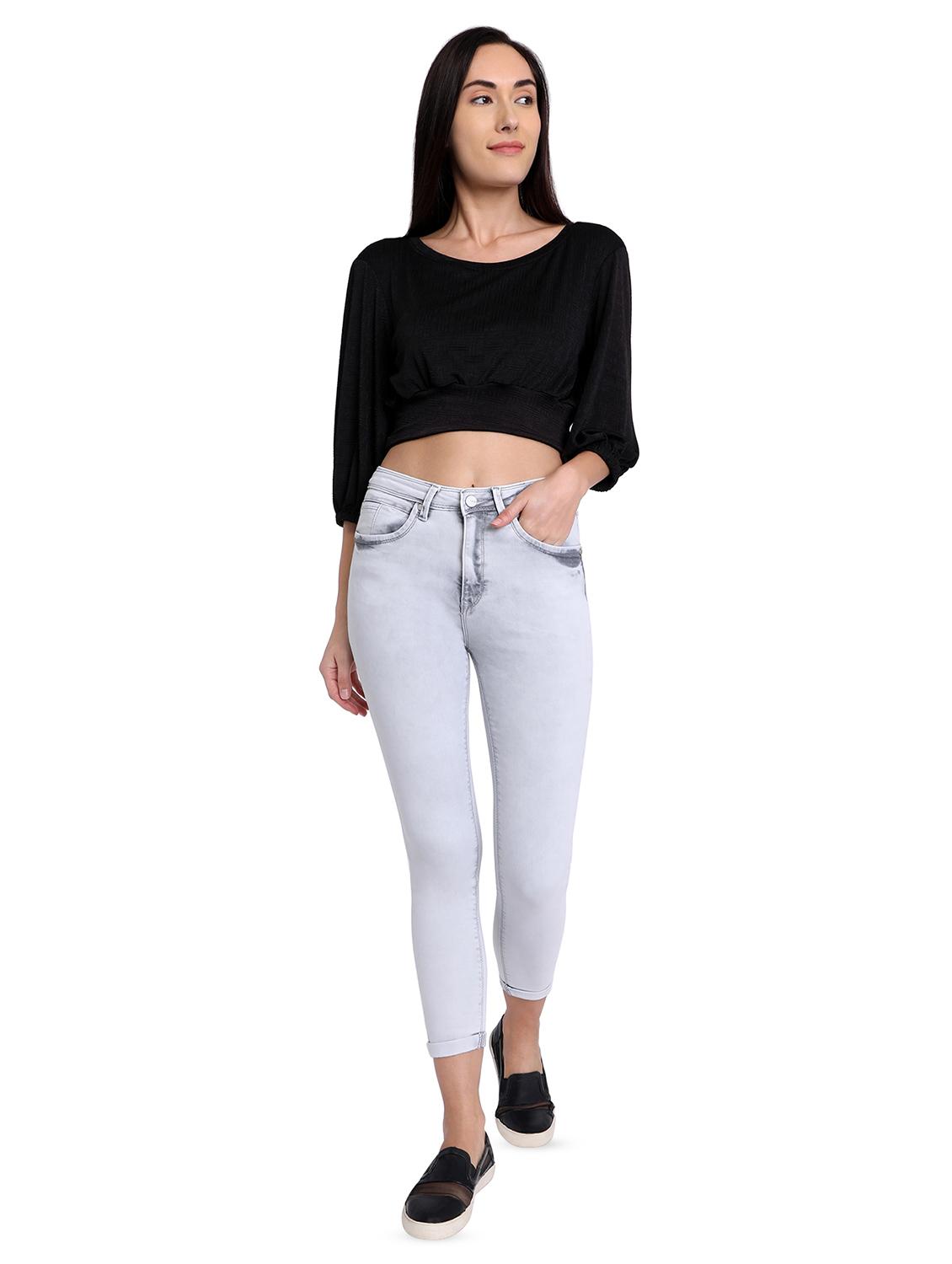 mid rise acid washed jean - 16679369 - Zoom Image - 4