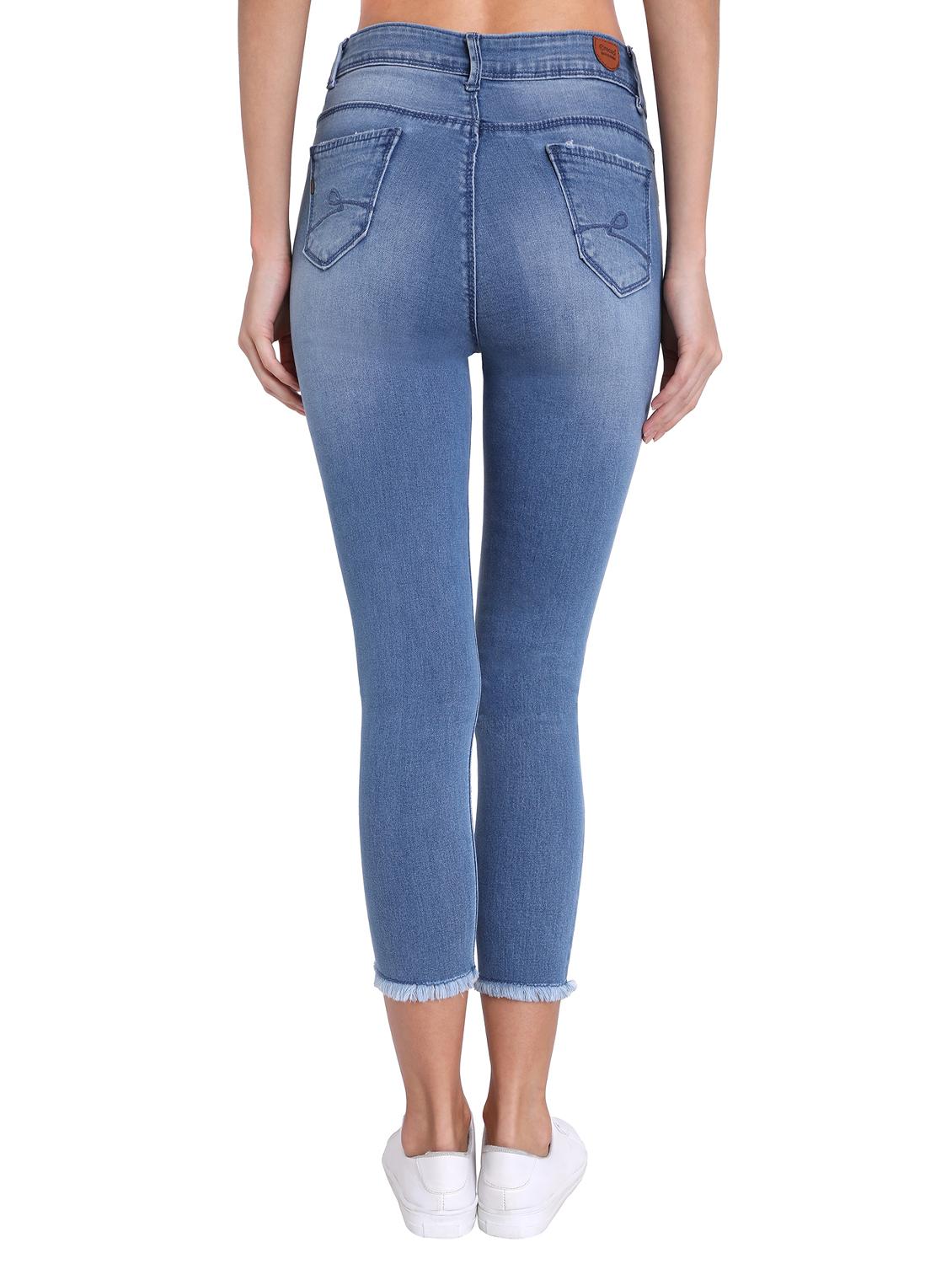 high rise distressed jean - 16679371 - Zoom Image - 3