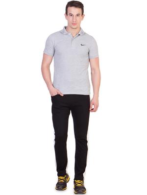 black color block track pants - 16679372 - Standard Image - 4