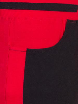 black color block track pants - 16679373 - Standard Image - 5