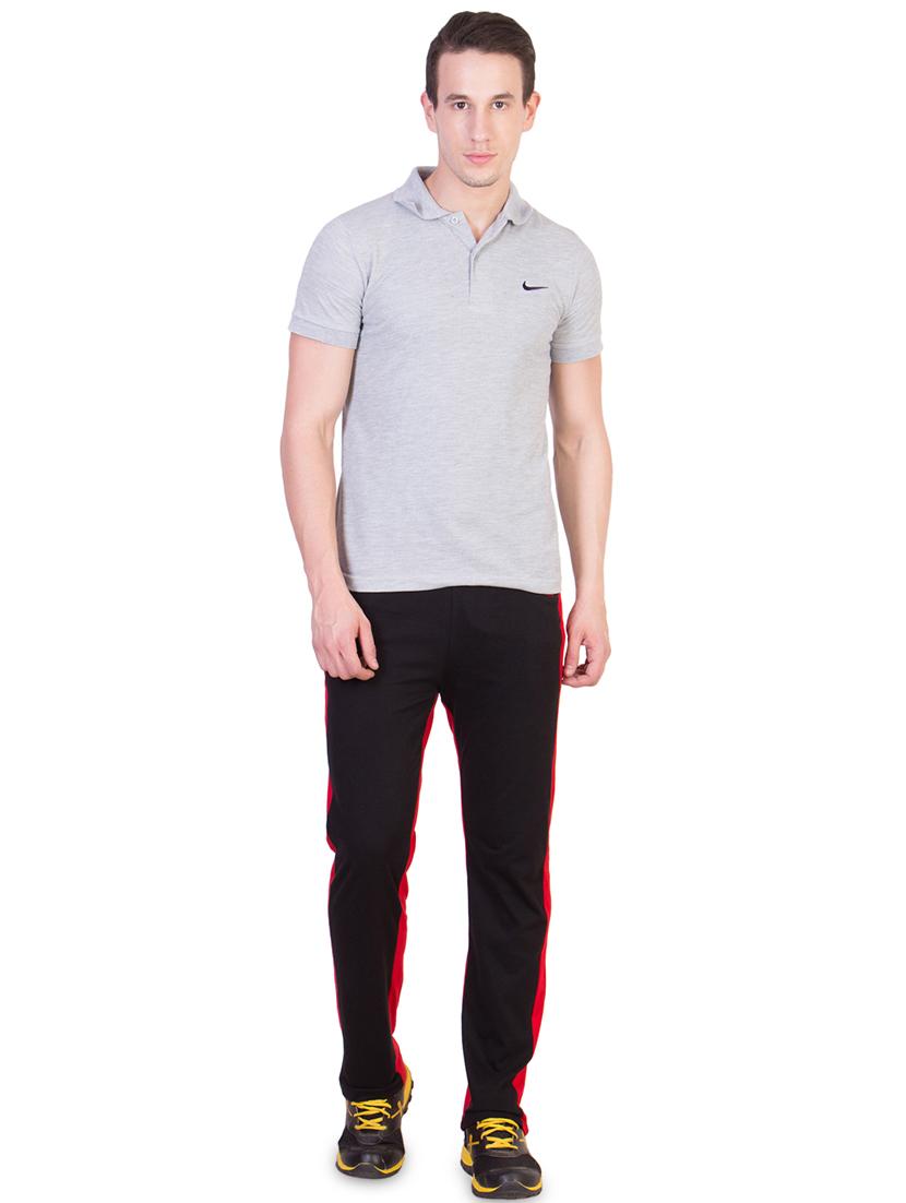 black color block track pants - 16679373 - Zoom Image - 4