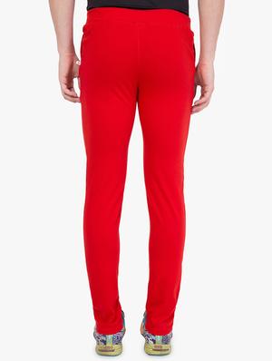 red solid track pants - 16679391 - Standard Image - 3