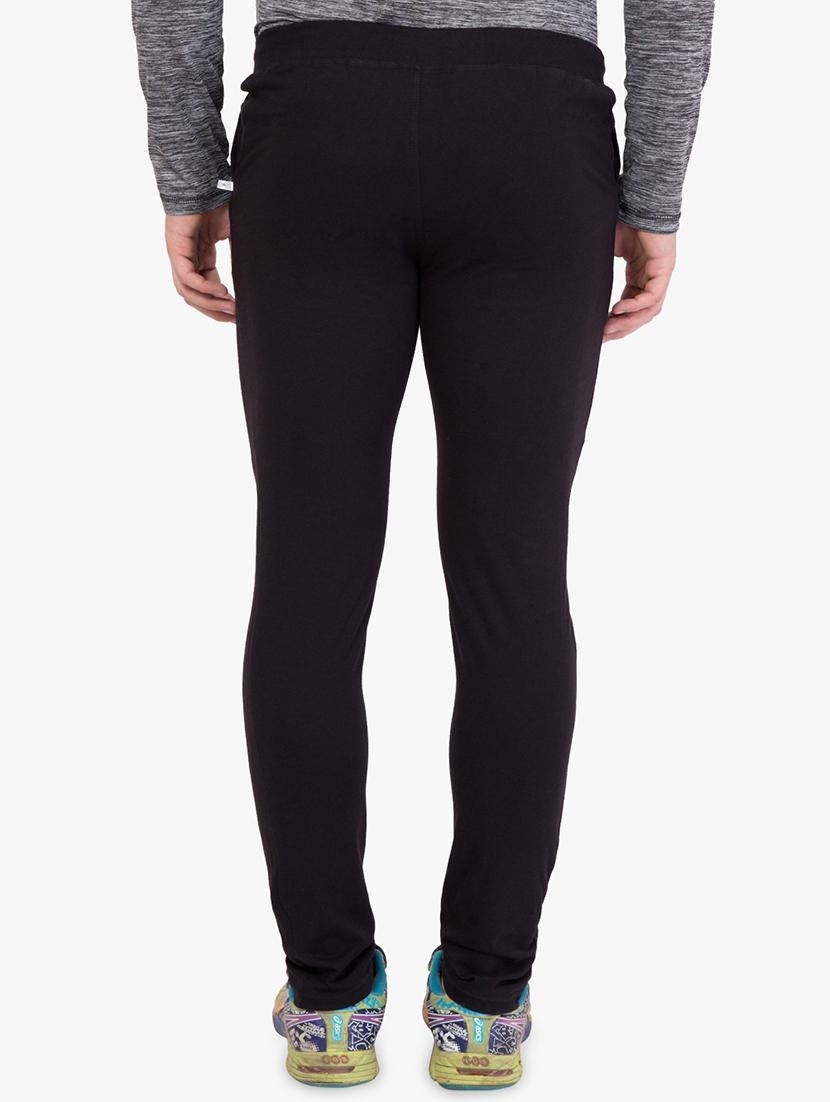 black solid track pant - 16679392 - Zoom Image - 3