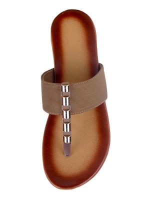 tan toe separator sandals - 16679450 - Standard Image - 4