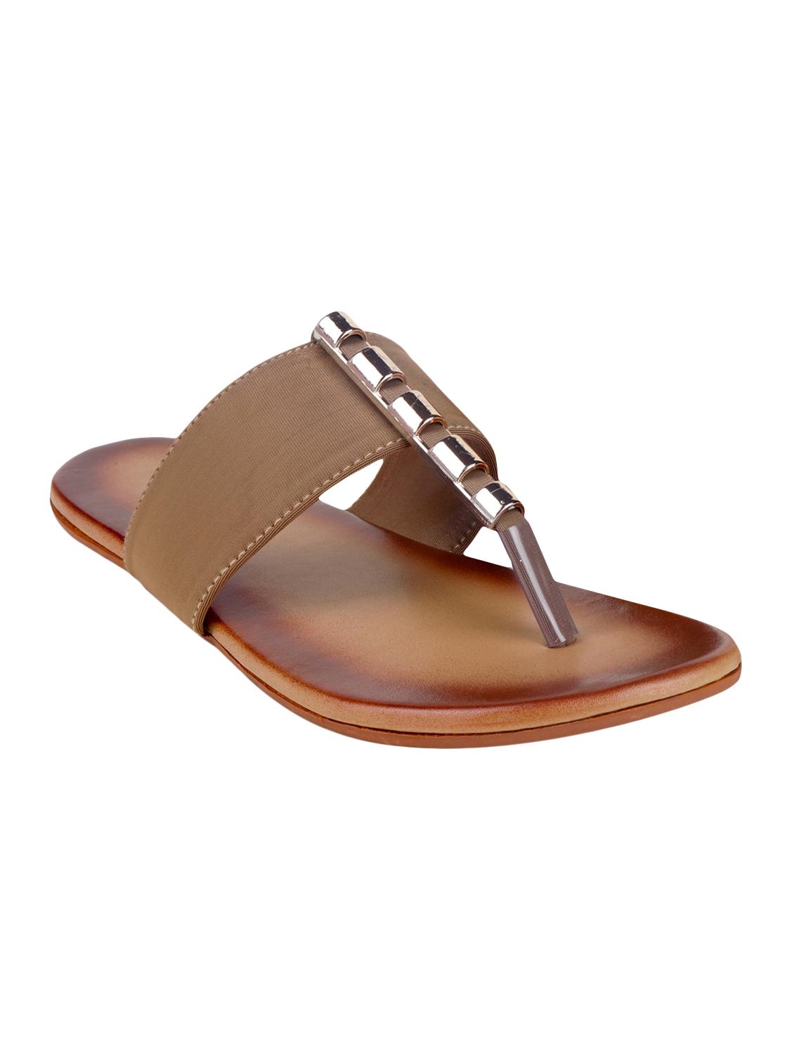 tan toe separator sandals - 16679450 - Zoom Image - 1