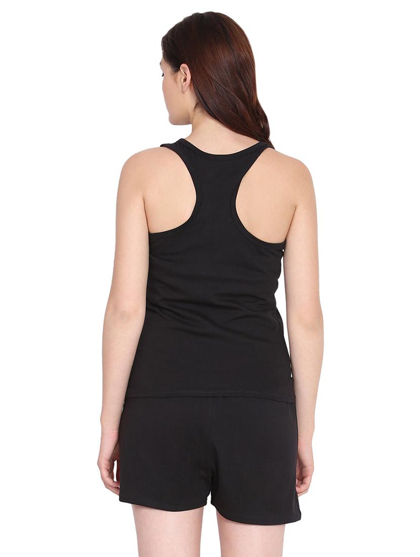 racer back tee with shorts nightwear set - 16679703 - Zoom Image - 3