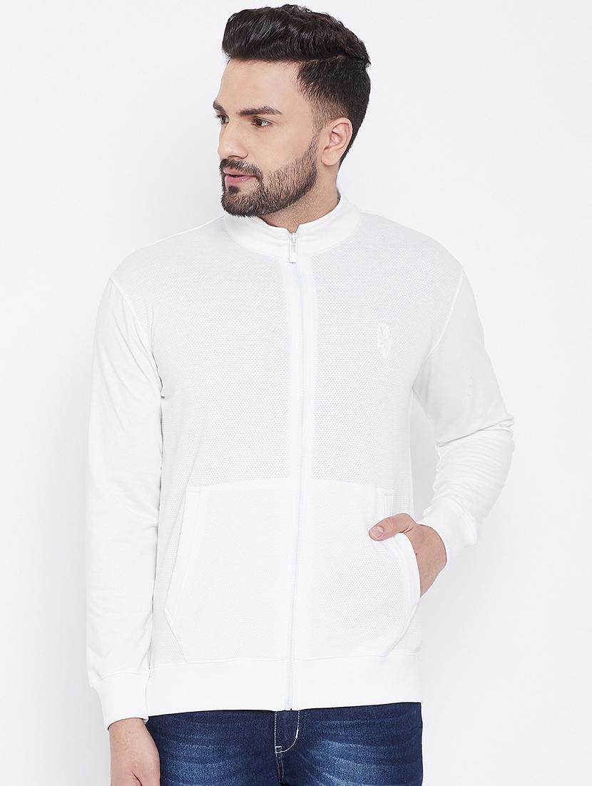 white solid casual jacket - 16679729 - Zoom Image - 1
