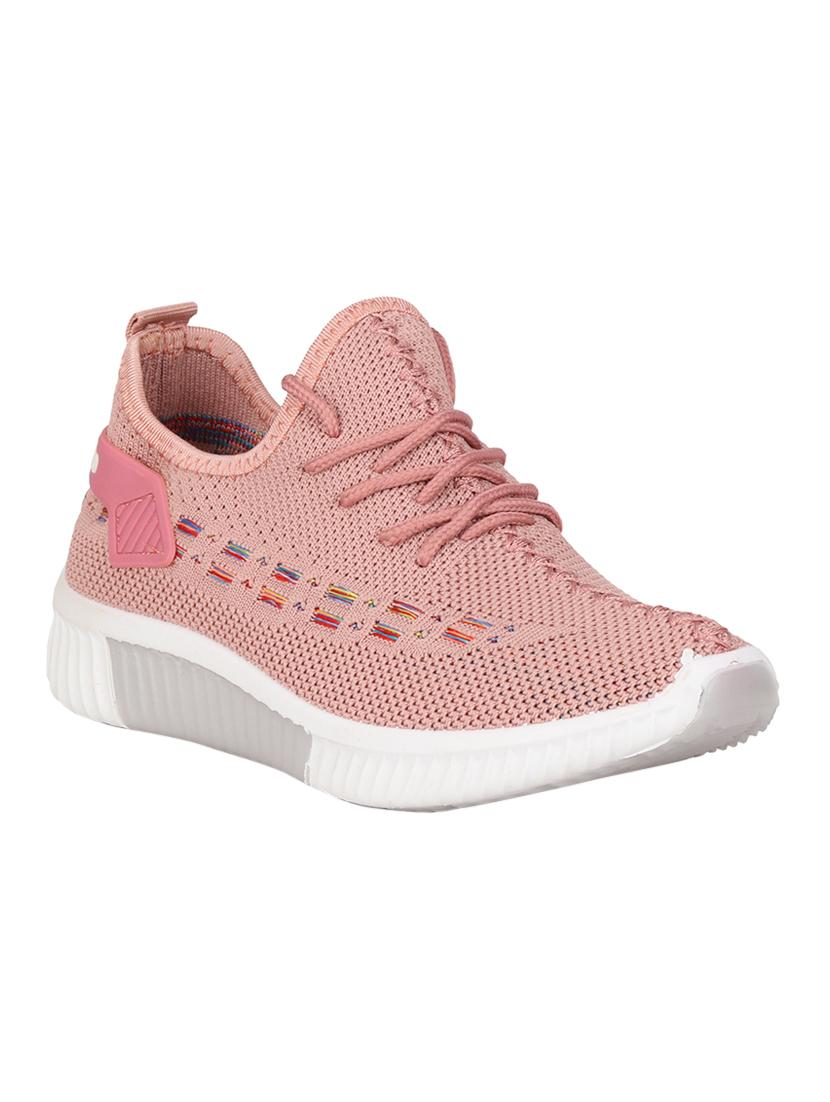 pink lace-up sports shoes - 16680123 - Zoom Image - 1