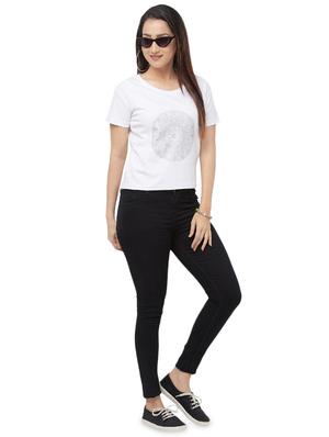 round neck printed tee - 16680206 - Standard Image - 4