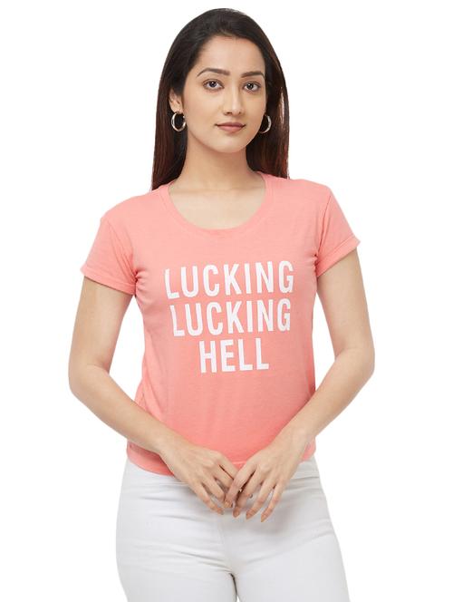 round neck printed tee - 16680210 - Standard Image - 1